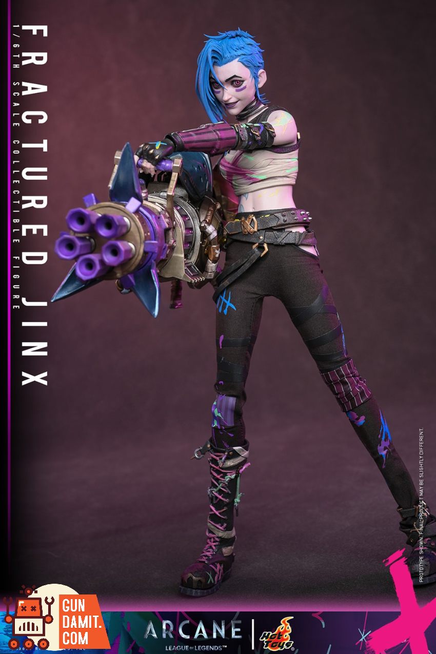HotToys 1/6 TMS183 Arcane Fractured Jinx - View 10 HotToys 1/6 TMS183 Arcane Fractured Jinx - View 10