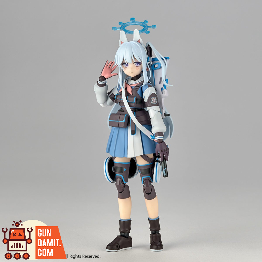 Kaiyodo Revoltech NR130 SRT Special Academy RABBIT Squad Leader Blue Archive Miyako - View 7 Kaiyodo Revoltech NR130 SRT Special Academy RABBIT Squad Leader Blue Archive Miyako - View 7
