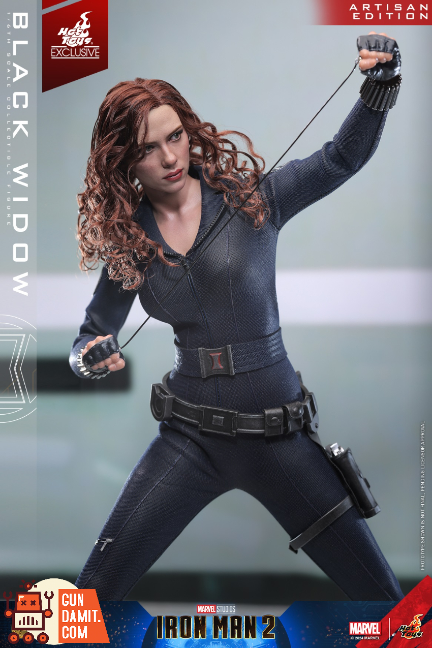 HotToys 1/6 MMS757AEB Iron Man 2 Black Widow Artisan Ver. - View 9 HotToys 1/6 MMS757AEB Iron Man 2 Black Widow Artisan Ver. - View 9
