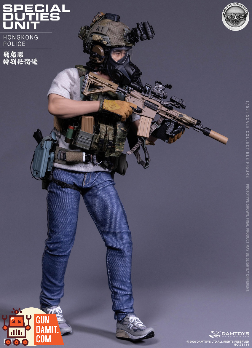 DAMTOYS 1/6 NO.78114 Hong Kong Police Special Duites Unit Assault Team Team Leader - View 2 DAMTOYS 1/6 NO.78114 Hong Kong Police Special Duites Unit Assault Team Team Leader - View 2