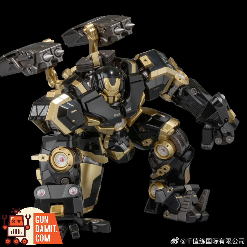 Sentinel Toys Iron Man Fighting Armor Hulkbuster Black Limited Ver. - View 8 Sentinel Toys Iron Man Fighting Armor Hulkbuster Black Limited Ver. - View 8