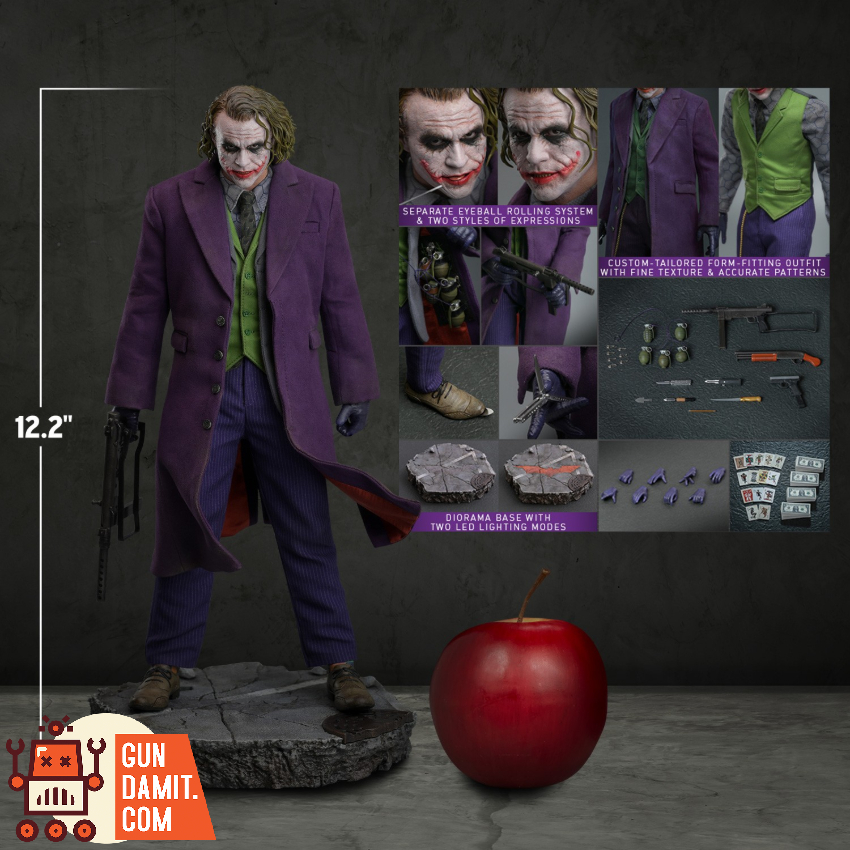 HotToys 1/6 DX33AE The Joker Artisan Edition w/ LED - View 3 HotToys 1/6 DX33AE The Joker Artisan Edition w/ LED - View 3