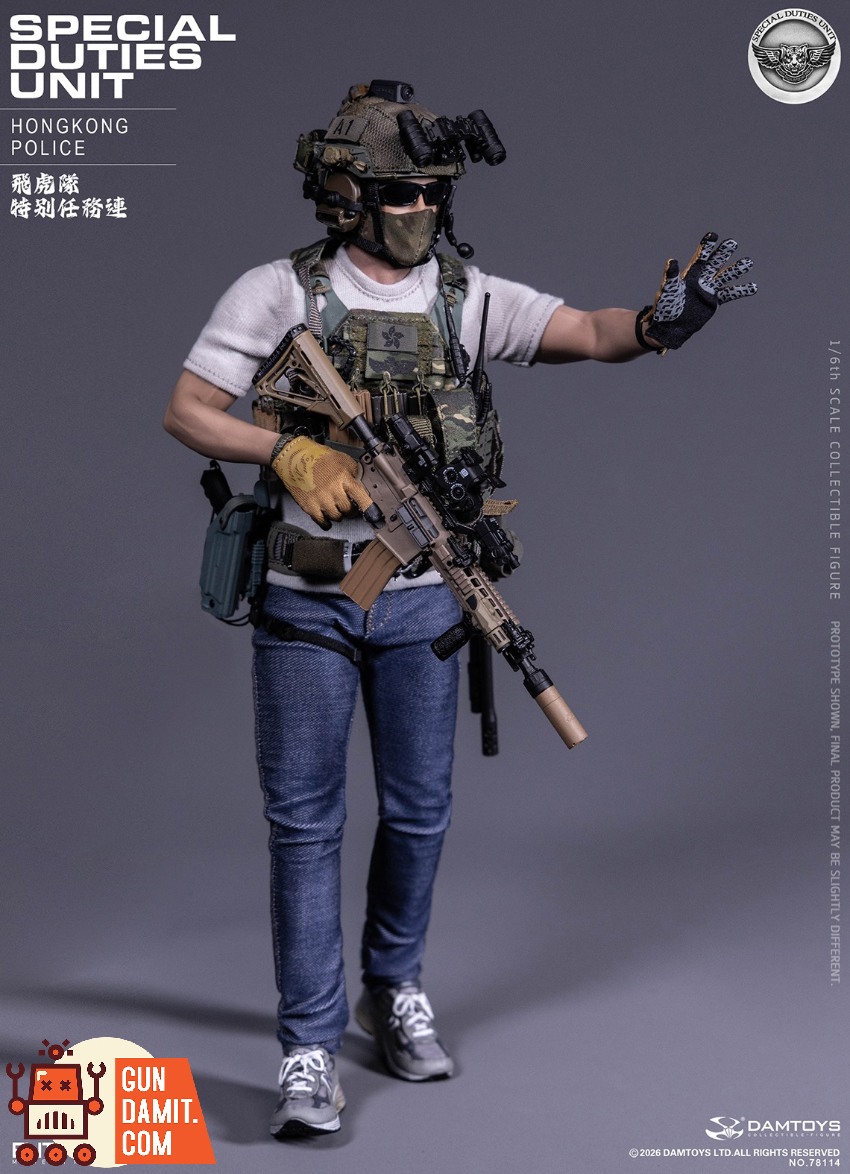 DAMTOYS 1/6 NO.78114 Hong Kong Police Special Duites Unit Assault Team Team Leader - View 11 DAMTOYS 1/6 NO.78114 Hong Kong Police Special Duites Unit Assault Team Team Leader - View 11