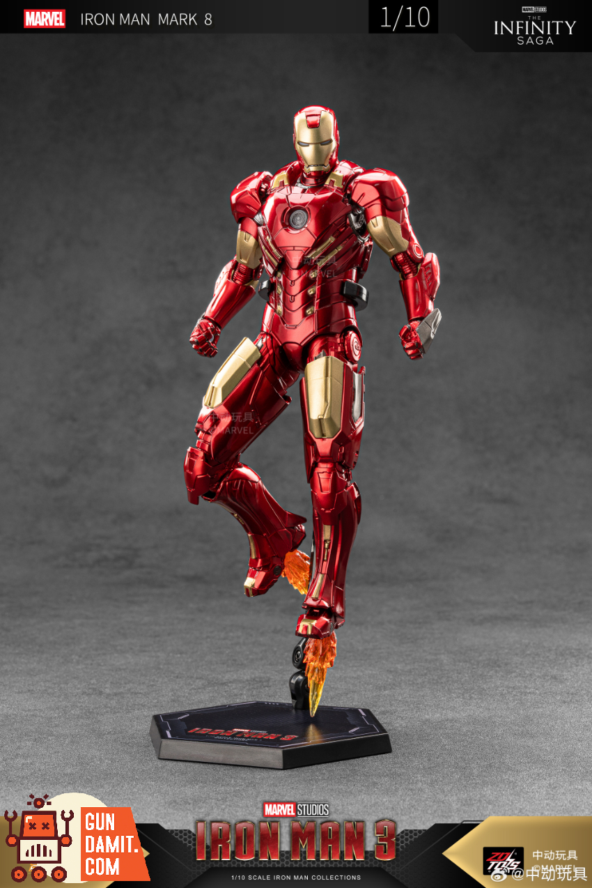 ZT Toys 1/10 Iron Man 3 MK8 - View 2 ZT Toys 1/10 Iron Man 3 MK8 - View 2