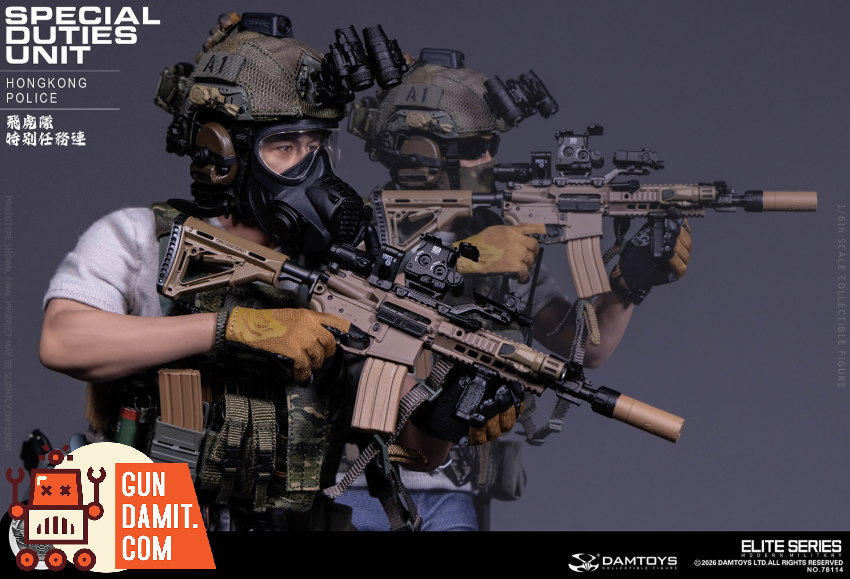 DAMTOYS 1/6 NO.78114 Hong Kong Police Special Duites Unit Assault Team Team Leader - View 1 DAMTOYS 1/6 NO.78114 Hong Kong Police Special Duites Unit Assault Team Team Leader - View 1
