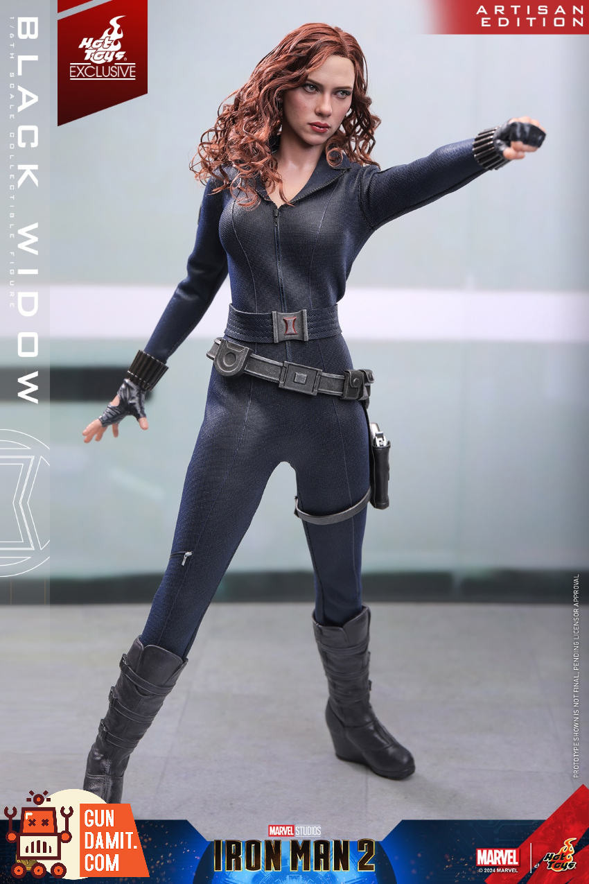 HotToys 1/6 MMS757AEB Iron Man 2 Black Widow Artisan Ver. - View 12 HotToys 1/6 MMS757AEB Iron Man 2 Black Widow Artisan Ver. - View 12