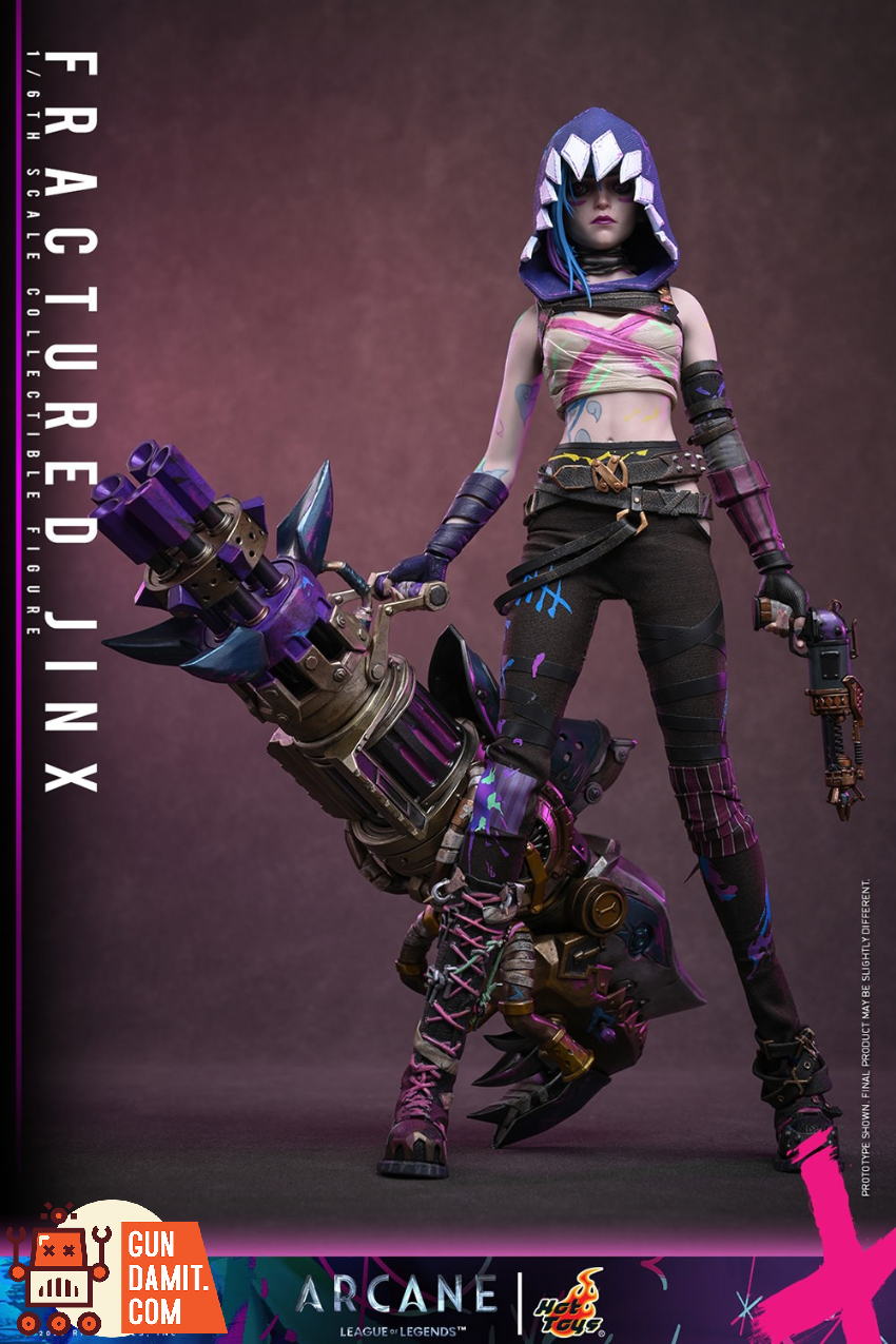 HotToys 1/6 TMS183 Arcane Fractured Jinx - View 24 HotToys 1/6 TMS183 Arcane Fractured Jinx - View 24