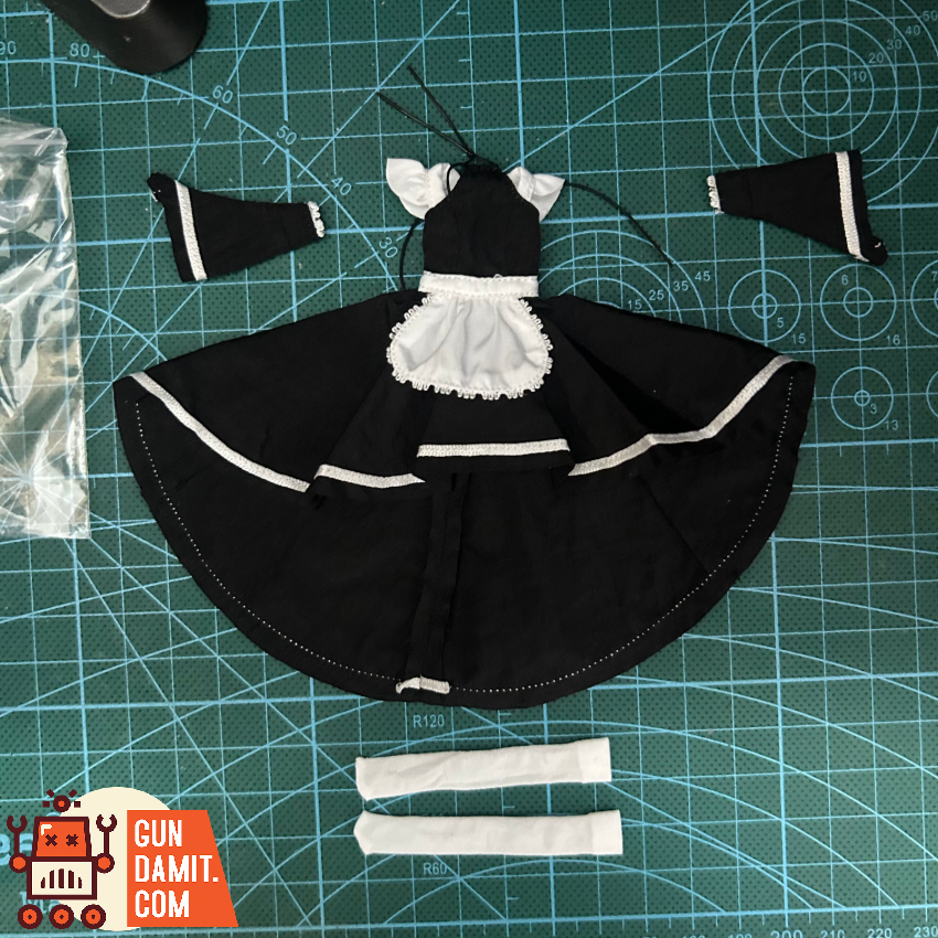 GOOMOO PLAY 1/12 GM-N-003 European Manor Maid Outfit Set White Bell Covenant - View 2 GOOMOO PLAY 1/12 GM-N-003 European Manor Maid Outfit Set White Bell Covenant - View 2
