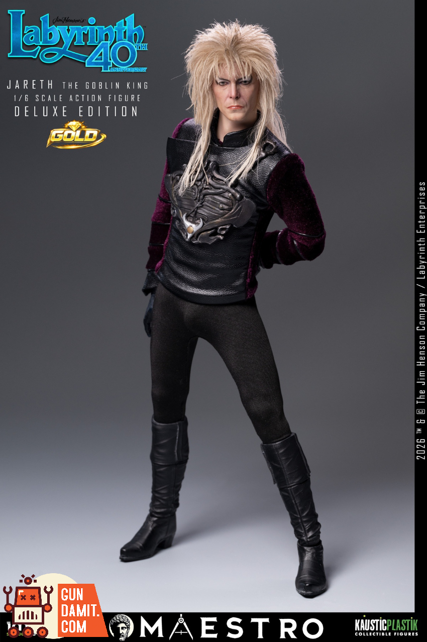 Infinite 1/6 Labyrinth Jareth The Goblin King Deluxe Gold Ver. - View 19 Infinite 1/6 Labyrinth Jareth The Goblin King Deluxe Gold Ver. - View 19