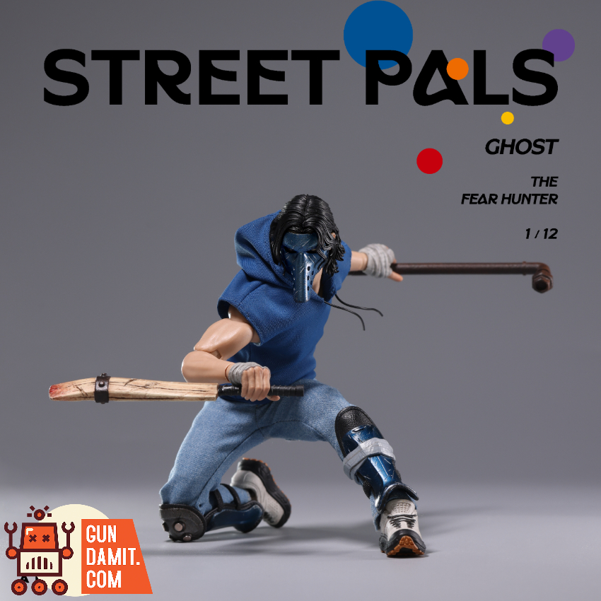 ADAM 1/12 ADS-001 Street Pals Ghost The Fear Hunter - View 2 ADAM 1/12 ADS-001 Street Pals Ghost The Fear Hunter - View 2