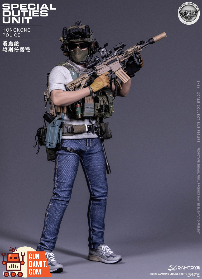 DAMTOYS 1/6 NO.78114 Hong Kong Police Special Duites Unit Assault Team Team Leader - View 12 DAMTOYS 1/6 NO.78114 Hong Kong Police Special Duites Unit Assault Team Team Leader - View 12