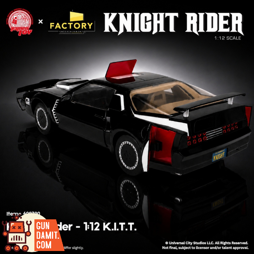 Ramen Toy 1/12 Official Licensed Knight Rider Michael Knight & KITT - View 5 Ramen Toy 1/12 Official Licensed Knight Rider Michael Knight & KITT - View 5