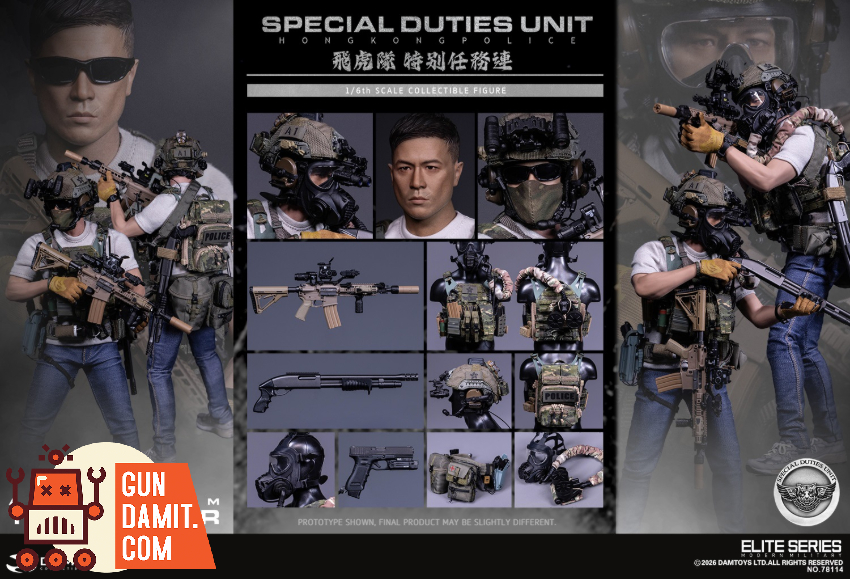 DAMTOYS 1/6 NO.78114 Hong Kong Police Special Duites Unit Assault Team Team Leader - View 32 DAMTOYS 1/6 NO.78114 Hong Kong Police Special Duites Unit Assault Team Team Leader - View 32
