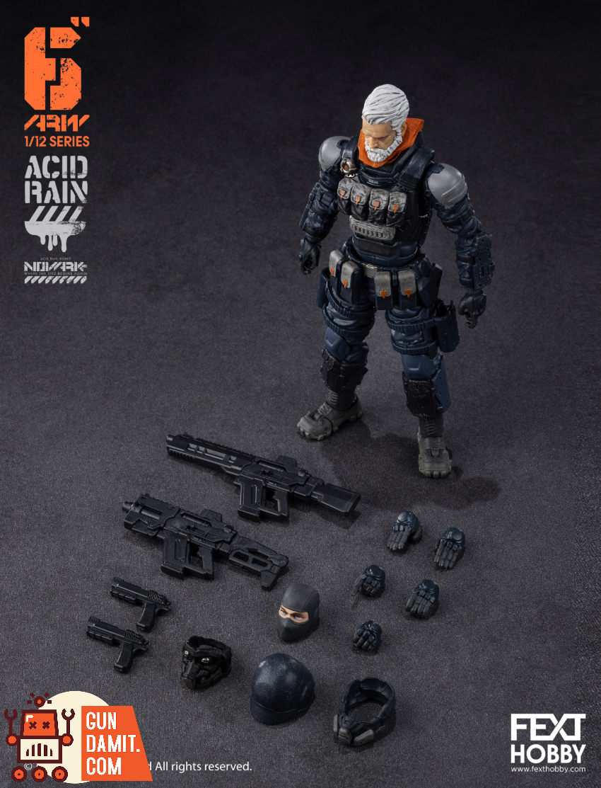 Fext Hobby 1/12 FXH-AR-007 & FXH-AR-008 & FXH-AR-009 Acid Rain Novark Marine Trooper & Bob & Jack Set of 3 - View 14 Fext Hobby 1/12 FXH-AR-007 & FXH-AR-008 & FXH-AR-009 Acid Rain Novark Marine Trooper & Bob & Jack Set of 3 - View 14