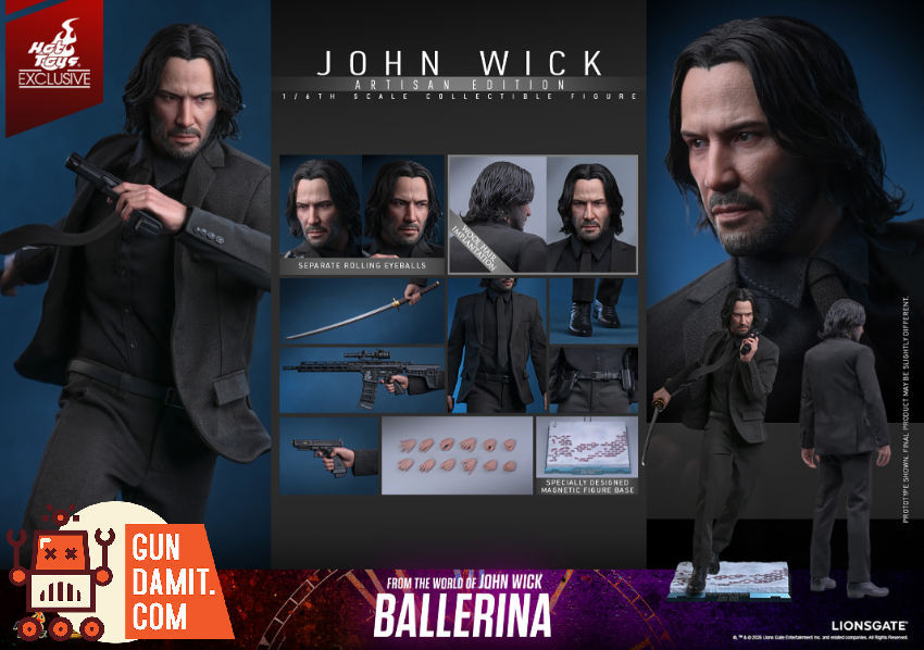 Hot Toys 1/6 MMS864AE John Wick Artisan Edition - View 19 Hot Toys 1/6 MMS864AE John Wick Artisan Edition - View 19