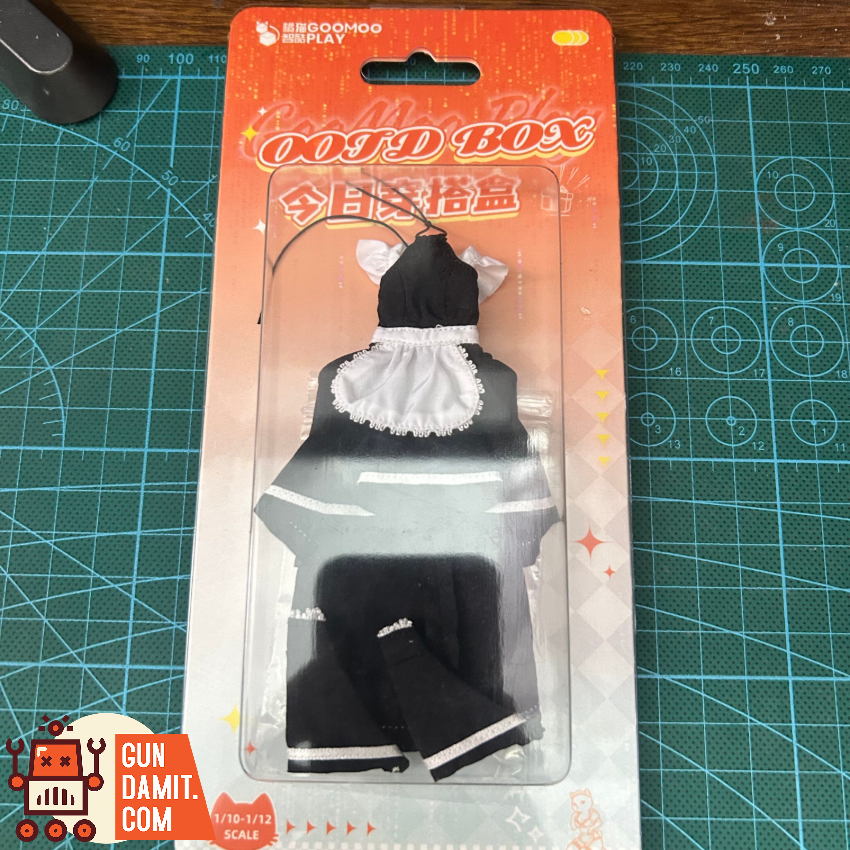 GOOMOO PLAY 1/12 GM-N-003 European Manor Maid Outfit Set White Bell Covenant - View 1 GOOMOO PLAY 1/12 GM-N-003 European Manor Maid Outfit Set White Bell Covenant - View 1