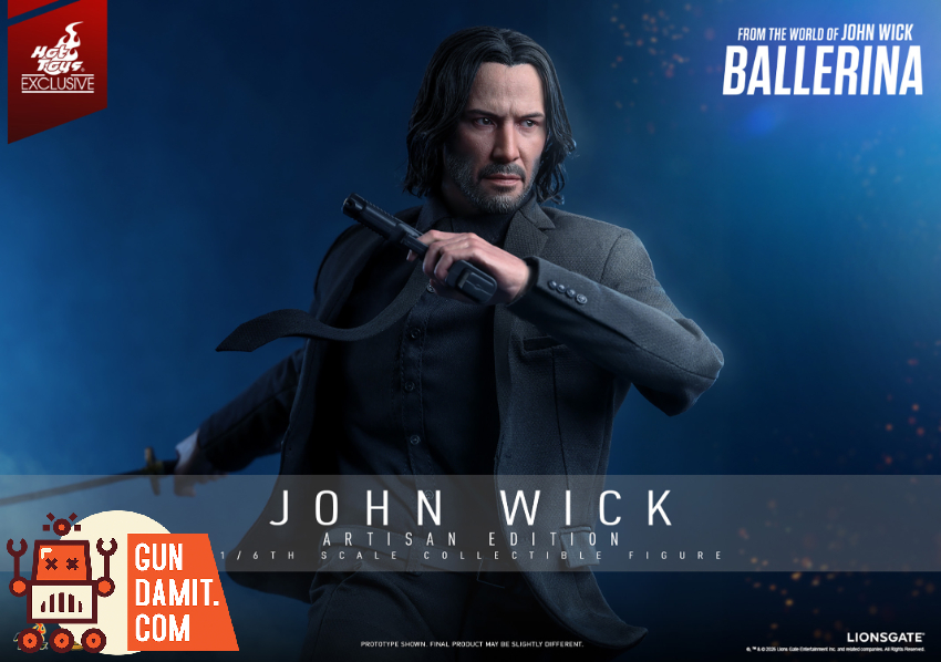 Hot Toys 1/6 MMS864AE John Wick Artisan Edition - View 1 Hot Toys 1/6 MMS864AE John Wick Artisan Edition - View 1