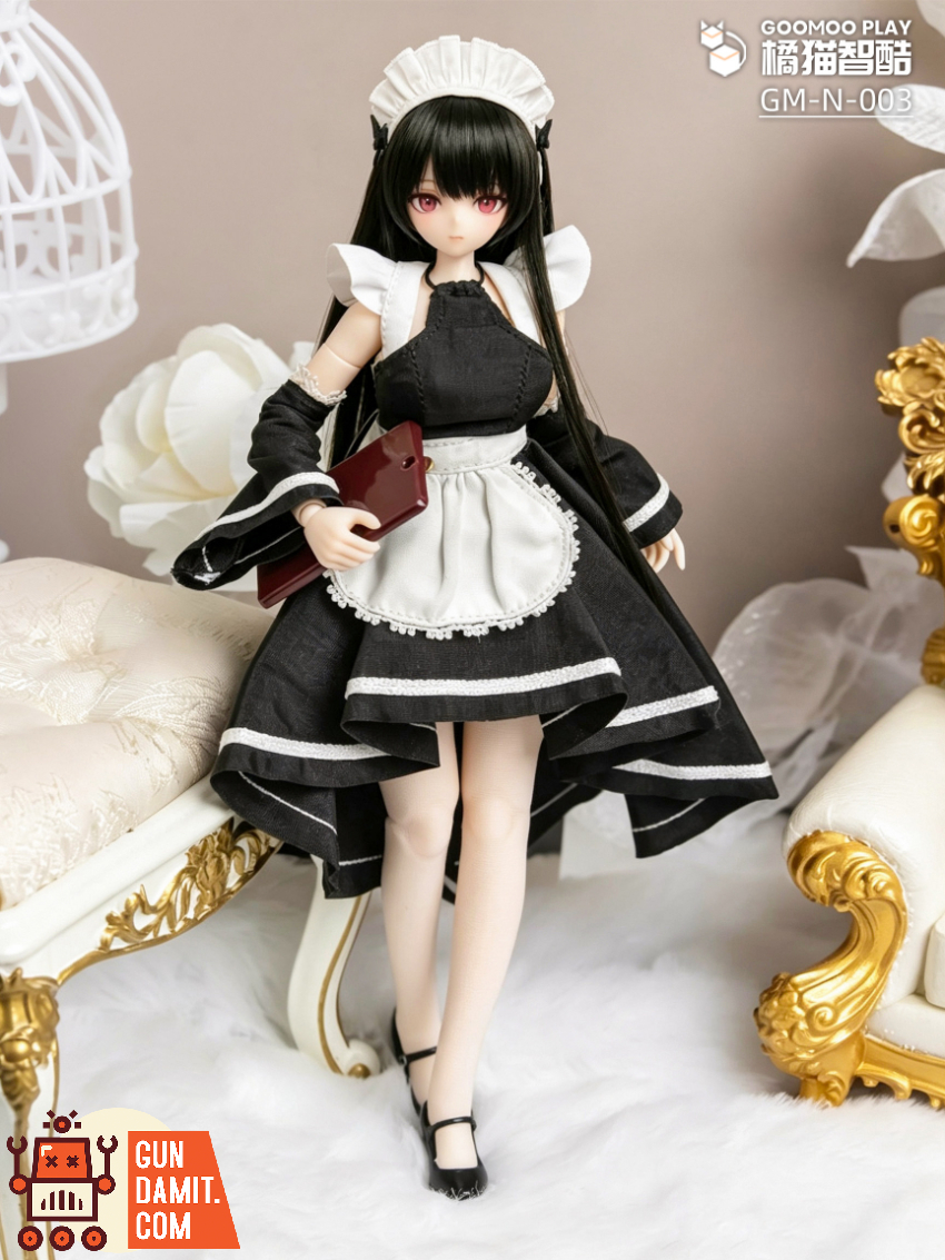GOOMOO PLAY 1/12 GM-N-003 European Manor Maid Outfit Set White Bell Covenant - View 4 GOOMOO PLAY 1/12 GM-N-003 European Manor Maid Outfit Set White Bell Covenant - View 4