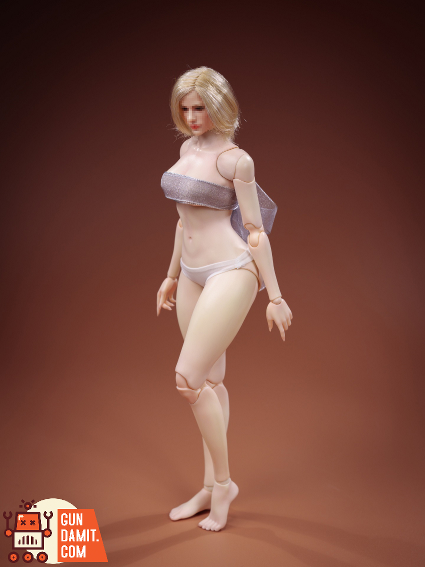 trickyMan12 & WORKING DIVA 1/6 FB-10032 DT06A Female Tall and Curvy Body Type Dewy Cold Toned Fair Skin Version - View 11 trickyMan12 & WORKING DIVA 1/6 FB-10032 DT06A Female Tall and Curvy Body Type Dewy Cold Toned Fair Skin Version - View 11