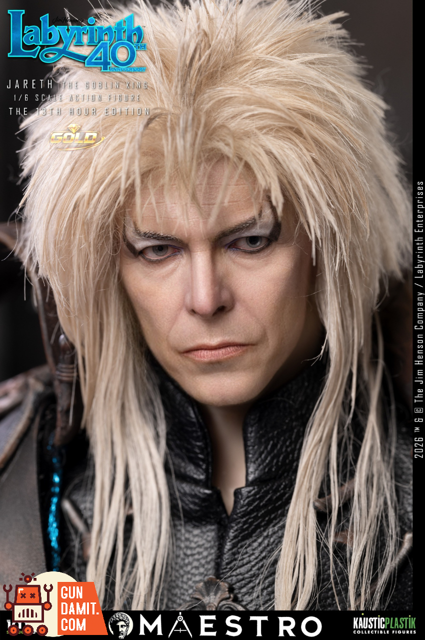 Infinite 1/6 Labyrinth Jareth The Goblin King The 13th Hour Gold Ver. - View 2 Infinite 1/6 Labyrinth Jareth The Goblin King The 13th Hour Gold Ver. - View 2