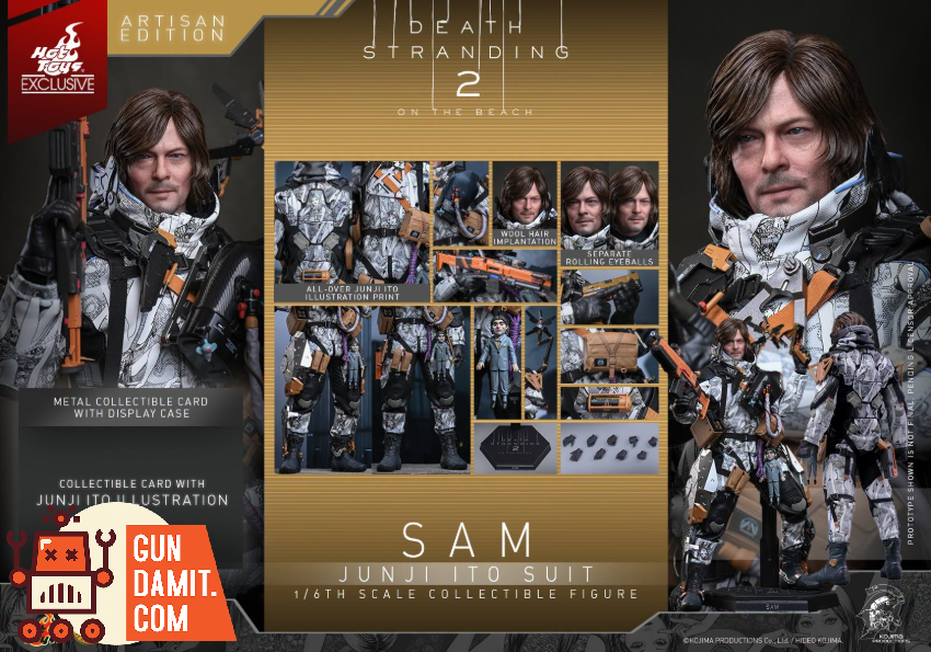 HotToys 1/6 Death Stranding 2: On the Beach Sam Junji Ito Suit Artisan Edition - View 1 HotToys 1/6 Death Stranding 2: On the Beach Sam Junji Ito Suit Artisan Edition - View 1
