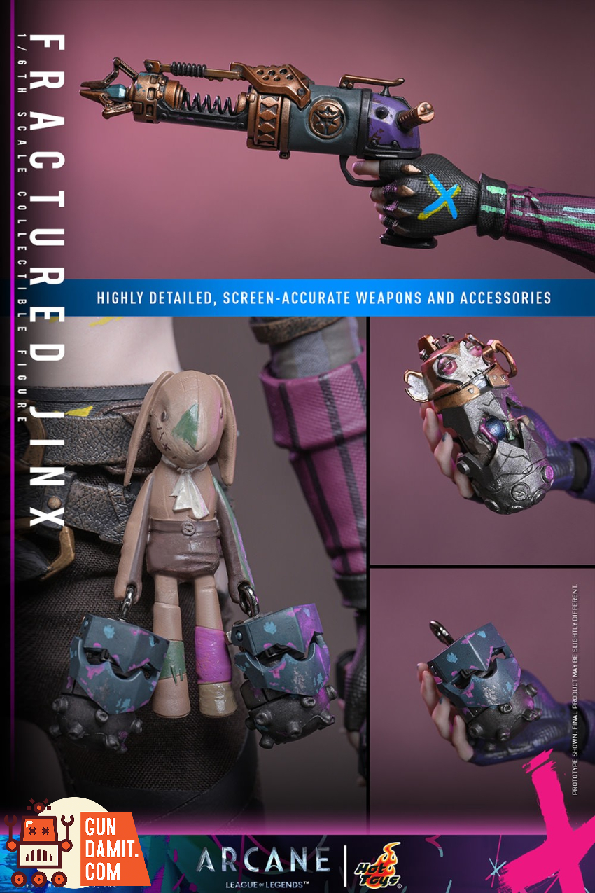 HotToys 1/6 TMS183 Arcane Fractured Jinx - View 22 HotToys 1/6 TMS183 Arcane Fractured Jinx - View 22
