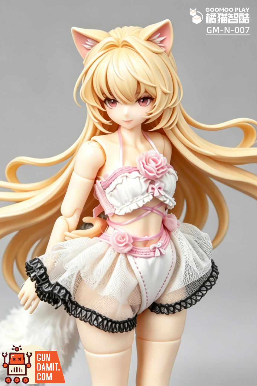 GOOMOO PLAY 1/12 GM-N-007 White Cat Girl Outfit Set - View 9 GOOMOO PLAY 1/12 GM-N-007 White Cat Girl Outfit Set - View 9