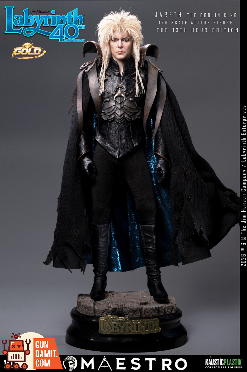 Infinite 1/6 Labyrinth Jareth The Goblin King The 13th Hour Gold Ver. - View 5 Infinite 1/6 Labyrinth Jareth The Goblin King The 13th Hour Gold Ver. - View 5