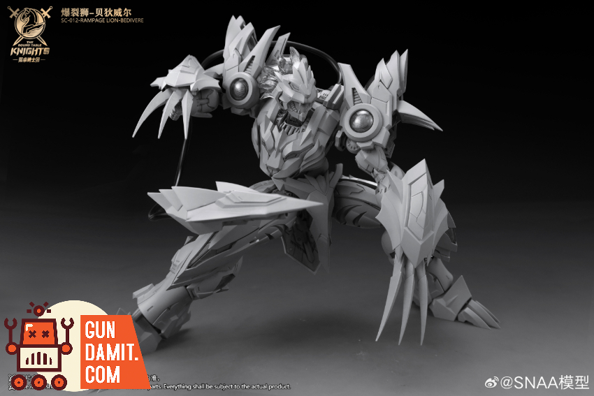 SNAA Model 1/144 SC-012 Round Table Knights Rampage Lion Bedivere Model Kit - View 14 SNAA Model 1/144 SC-012 Round Table Knights Rampage Lion Bedivere Model Kit - View 14