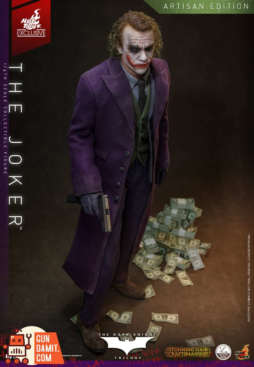 Hot Toys 1/4 QS028AE The Dark Knight The Joker 2.0 Artisan Ver. - View 16 Hot Toys 1/4 QS028AE The Dark Knight The Joker 2.0 Artisan Ver. - View 16