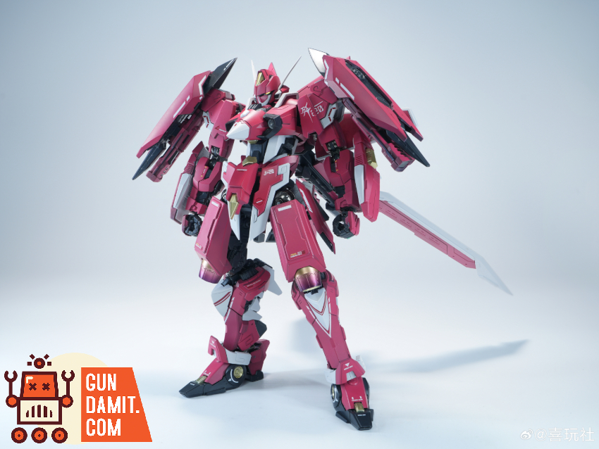 Play Club J-20 Dragon Soul Fighter Series Cangwei Vermilion Gild Red Pre-Painted Version Model Kit - View 4 Play Club J-20 Dragon Soul Fighter Series Cangwei Vermilion Gild Red Pre-Painted Version Model Kit - View 4