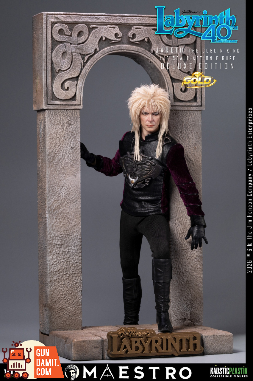 Infinite 1/6 Labyrinth Jareth The Goblin King Deluxe Gold Ver. - View 14 Infinite 1/6 Labyrinth Jareth The Goblin King Deluxe Gold Ver. - View 14