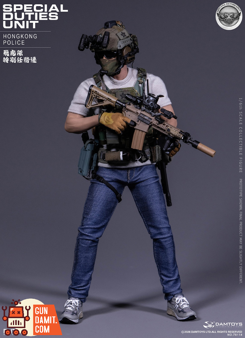 DAMTOYS 1/6 NO.78114 Hong Kong Police Special Duites Unit Assault Team Team Leader - View 10 DAMTOYS 1/6 NO.78114 Hong Kong Police Special Duites Unit Assault Team Team Leader - View 10