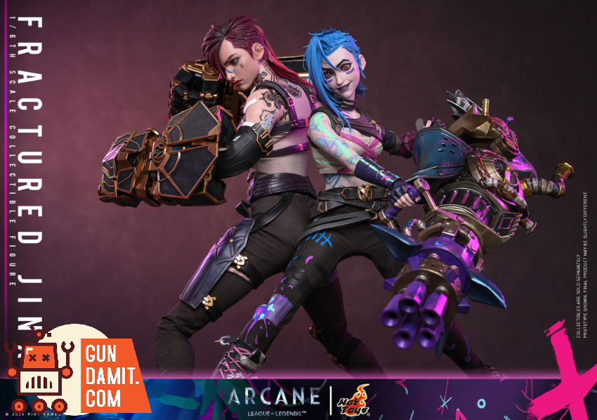 HotToys 1/6 TMS183 Arcane Fractured Jinx - View 19 HotToys 1/6 TMS183 Arcane Fractured Jinx - View 19
