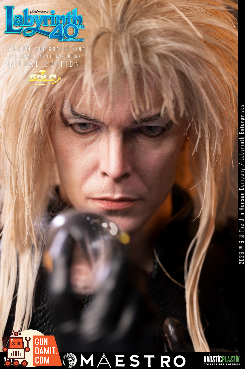 Infinite 1/6 Labyrinth Jareth The Goblin King Deluxe Gold Ver. - View 24 Infinite 1/6 Labyrinth Jareth The Goblin King Deluxe Gold Ver. - View 24