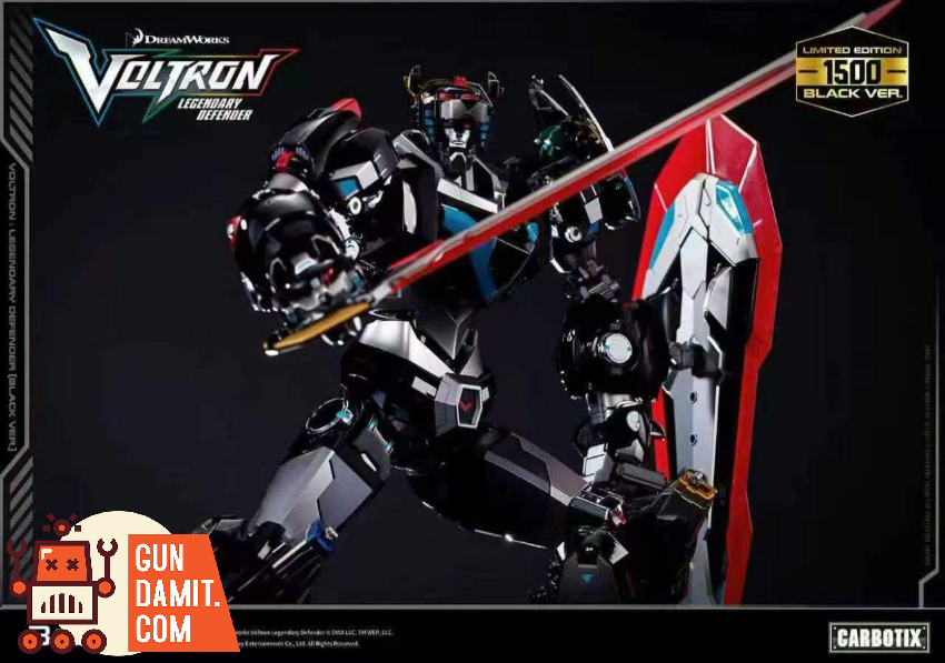 Blitzway ARBOTIX Voltron Legendary Defender Black Ver. - View 2 Blitzway ARBOTIX Voltron Legendary Defender Black Ver. - View 2