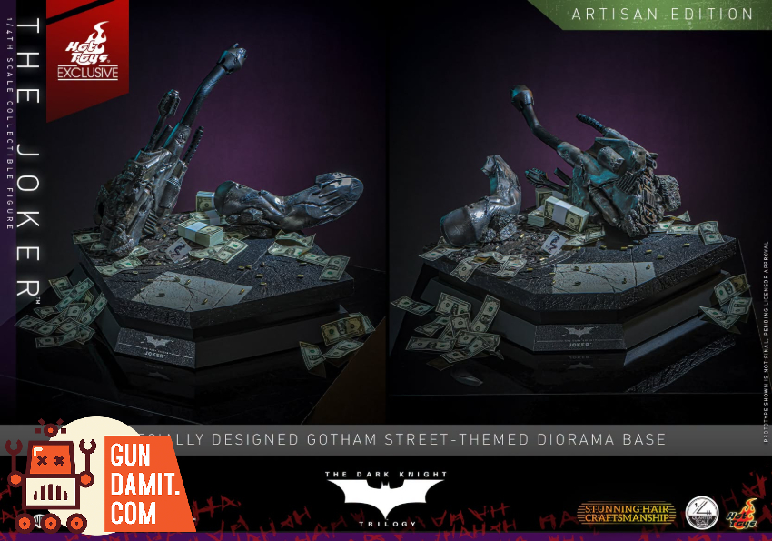 Hot Toys 1/4 QS028AE The Dark Knight The Joker 2.0 Artisan Ver. - View 8 Hot Toys 1/4 QS028AE The Dark Knight The Joker 2.0 Artisan Ver. - View 8