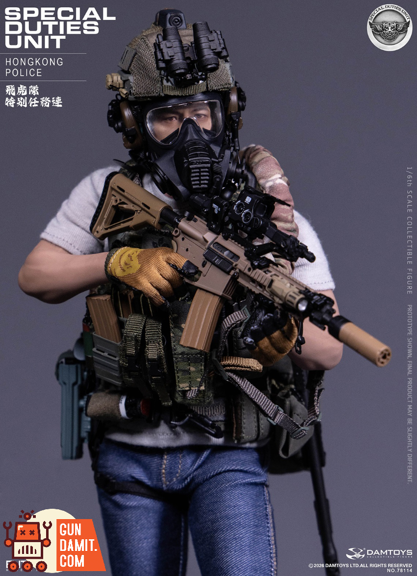 DAMTOYS 1/6 NO.78114 Hong Kong Police Special Duites Unit Assault Team Team Leader - View 6 DAMTOYS 1/6 NO.78114 Hong Kong Police Special Duites Unit Assault Team Team Leader - View 6
