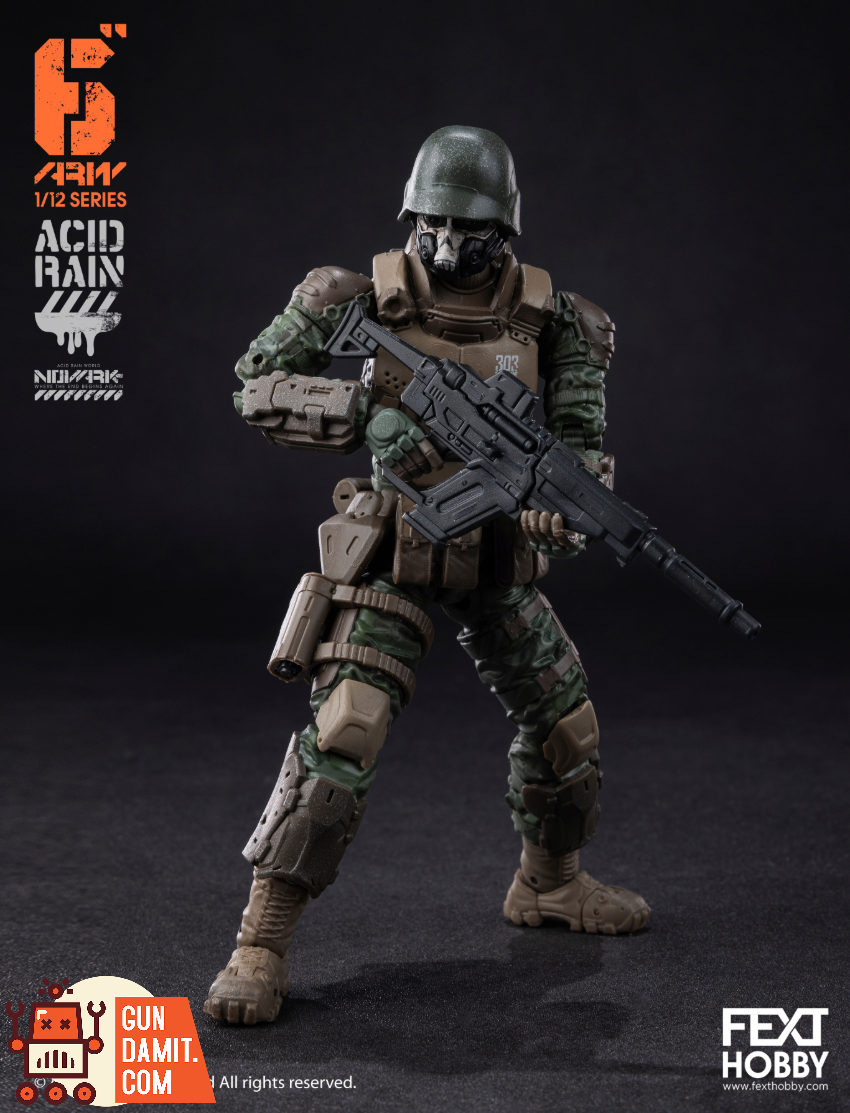 Fext Hobby 1/12 FXH-AR-007 & FXH-AR-008 & FXH-AR-009 Acid Rain Novark Marine Trooper & Bob & Jack Set of 3 - View 4 Fext Hobby 1/12 FXH-AR-007 & FXH-AR-008 & FXH-AR-009 Acid Rain Novark Marine Trooper & Bob & Jack Set of 3 - View 4