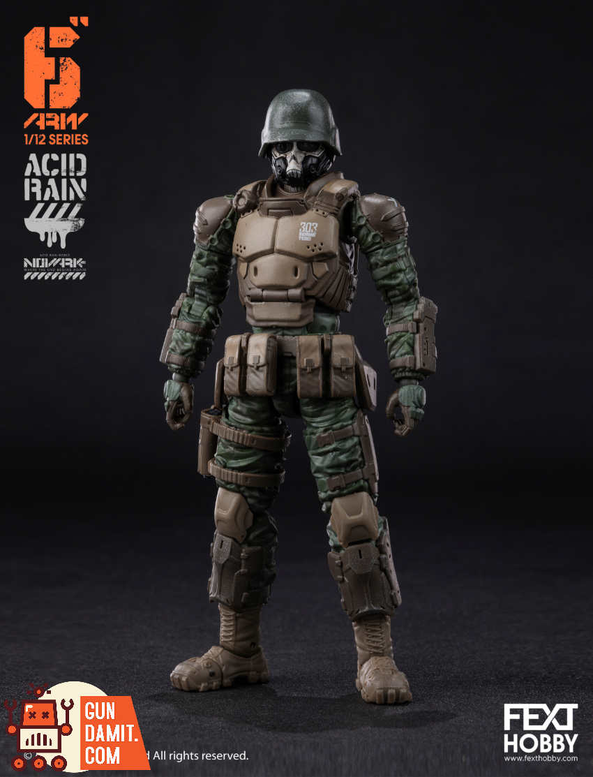 Fext Hobby 1/12 FXH-AR-007 & FXH-AR-008 & FXH-AR-009 Acid Rain Novark Marine Trooper & Bob & Jack Set of 3 - View 2 Fext Hobby 1/12 FXH-AR-007 & FXH-AR-008 & FXH-AR-009 Acid Rain Novark Marine Trooper & Bob & Jack Set of 3 - View 2