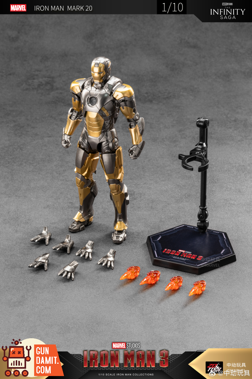 ZT Toys 1/10 Iron Man 3 MK20 Python - View 2 ZT Toys 1/10 Iron Man 3 MK20 Python - View 2