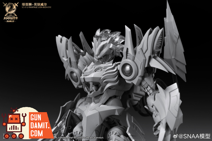 SNAA Model 1/144 SC-012 Round Table Knights Rampage Lion Bedivere Model Kit - View 2 SNAA Model 1/144 SC-012 Round Table Knights Rampage Lion Bedivere Model Kit - View 2