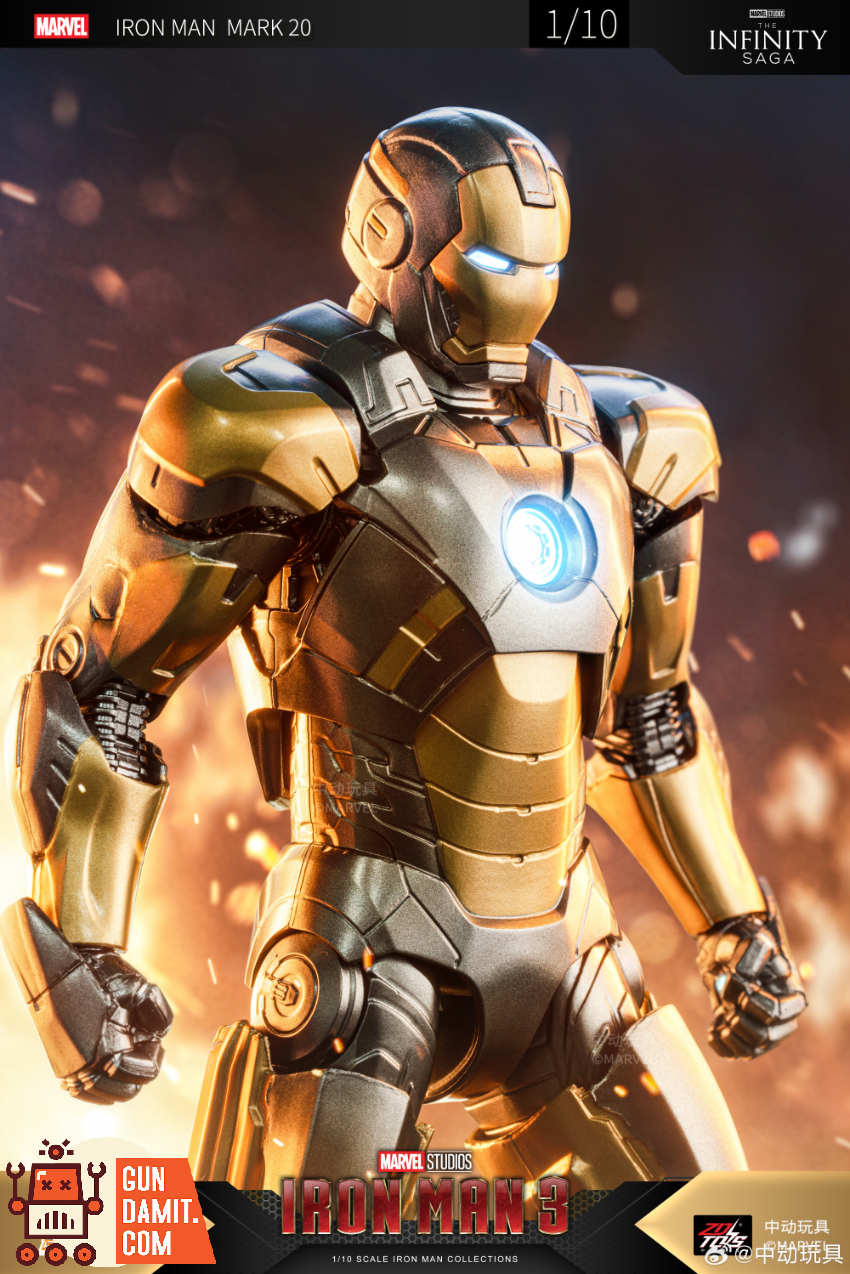 ZT Toys 1/10 Iron Man 3 MK20 Python - View 8 ZT Toys 1/10 Iron Man 3 MK20 Python - View 8