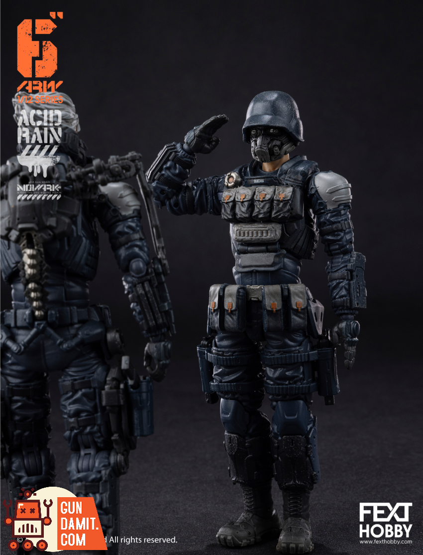 Fext Hobby 1/12 FXH-AR-007 & FXH-AR-008 & FXH-AR-009 Acid Rain Novark Marine Trooper & Bob & Jack Set of 3 - View 22 Fext Hobby 1/12 FXH-AR-007 & FXH-AR-008 & FXH-AR-009 Acid Rain Novark Marine Trooper & Bob & Jack Set of 3 - View 22