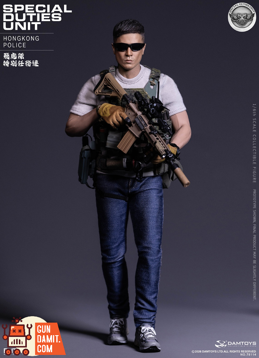 DAMTOYS 1/6 NO.78114 Hong Kong Police Special Duites Unit Assault Team Team Leader - View 16 DAMTOYS 1/6 NO.78114 Hong Kong Police Special Duites Unit Assault Team Team Leader - View 16