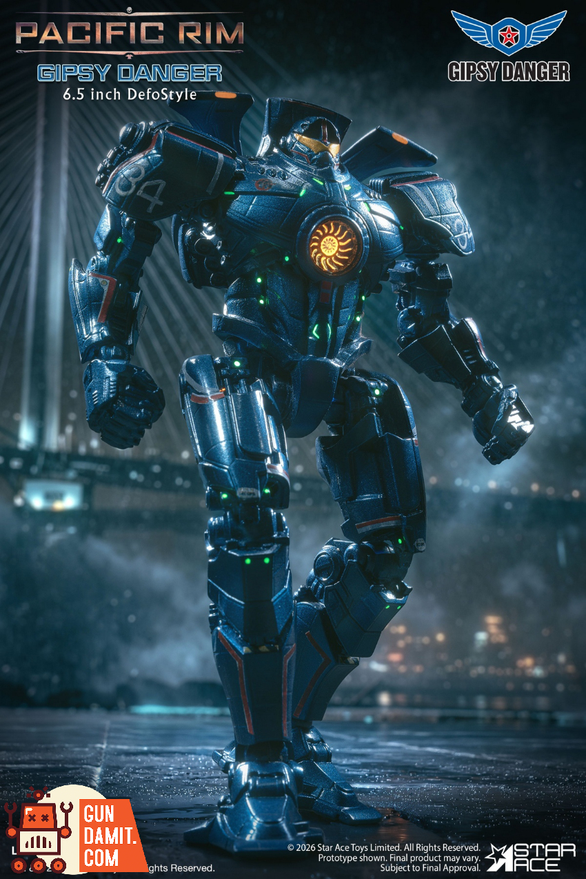 Star Ace Toys SA7012 Pacific Rim Gipsy Danger DefoStyle Figure Single Deluxe Ver. - View 8 Star Ace Toys SA7012 Pacific Rim Gipsy Danger DefoStyle Figure Single Deluxe Ver. - View 8