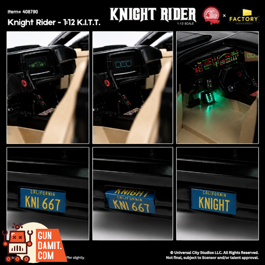 Ramen Toy 1/12 Official Licensed Knight Rider Michael Knight & KITT - View 4 Ramen Toy 1/12 Official Licensed Knight Rider Michael Knight & KITT - View 4