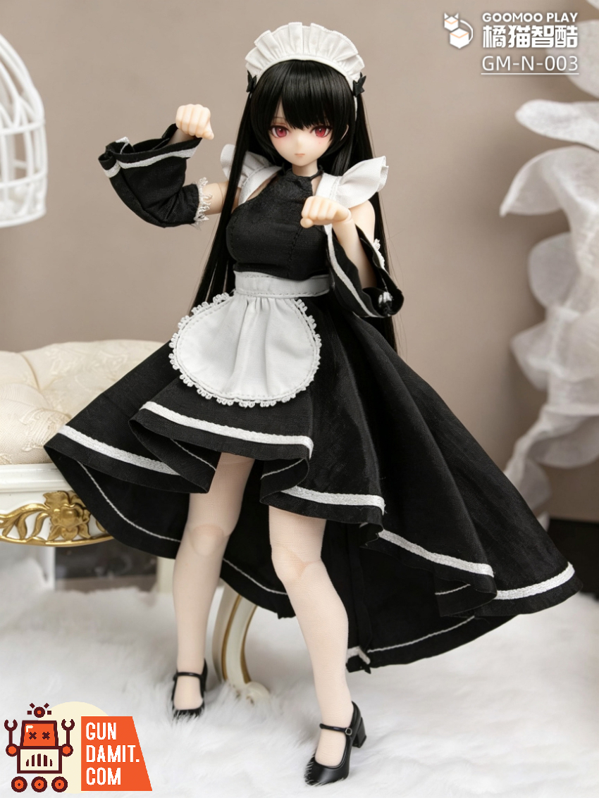 GOOMOO PLAY 1/12 GM-N-003 European Manor Maid Outfit Set White Bell Covenant - View 5 GOOMOO PLAY 1/12 GM-N-003 European Manor Maid Outfit Set White Bell Covenant - View 5