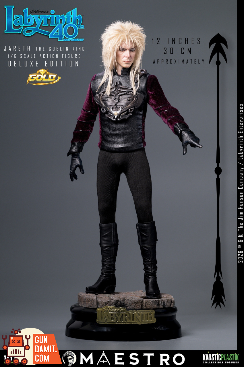 Infinite 1/6 Labyrinth Jareth The Goblin King Deluxe Gold Ver. - View 26 Infinite 1/6 Labyrinth Jareth The Goblin King Deluxe Gold Ver. - View 26