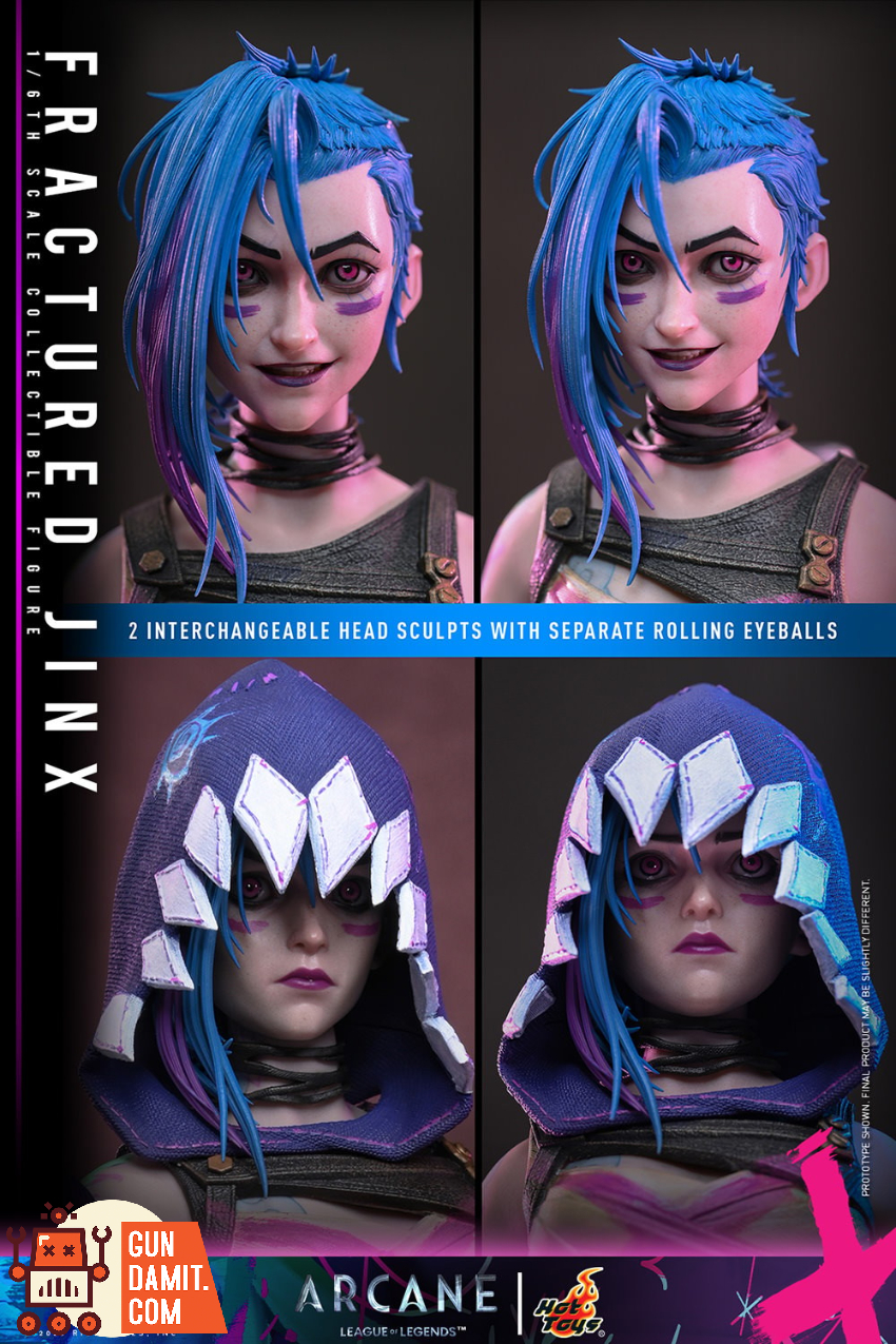 HotToys 1/6 TMS183 Arcane Fractured Jinx - View 21 HotToys 1/6 TMS183 Arcane Fractured Jinx - View 21